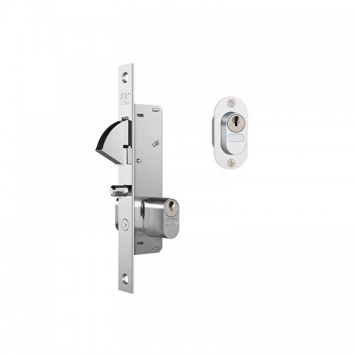 Fechadura stam 901 porta de correr inox. Fechadura stam 901 porta de correr inox.