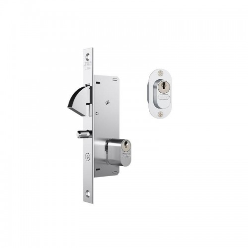 Fechadura stam 940 porta de correr inox. Fechadura stam 940 porta de correr inox.