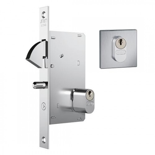 Fechadura 950 inox roseta quadrada Fechadura 950 inox roseta quadrada