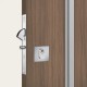 Fechadura 950 inox roseta quadrada Fechadura 950 inox roseta quadrada