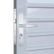Fechadura 603/33 espelho inox