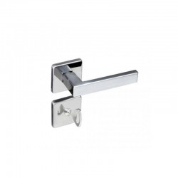 Fechadura para banheiro pado 409-40 roseta quadrada.