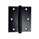 Dobradiça inox 3,5x3 preto fosco cia do puxador Dobradiça inox 3,5x3 preto fosco cia do puxador